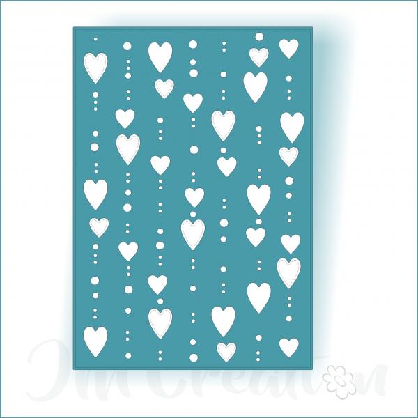 Herzregen - Stanzschablone